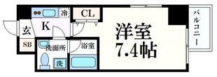 SEST北浜の物件間取画像